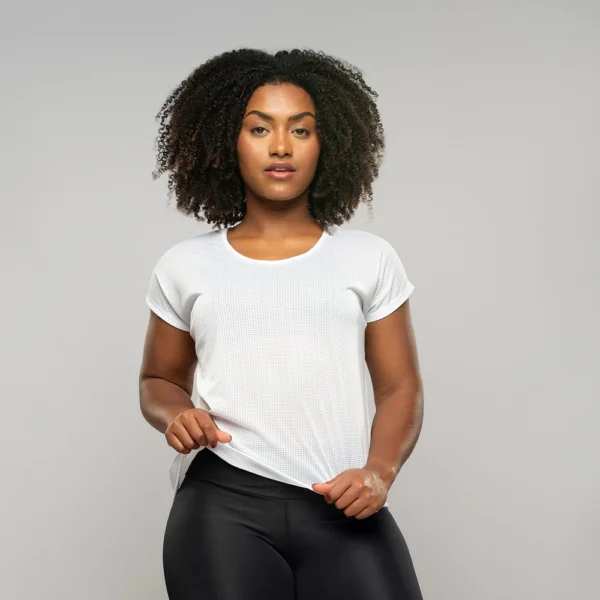 Blusa Dry Feminina com Mangas para Academia – Leve, Confortável e Flexível